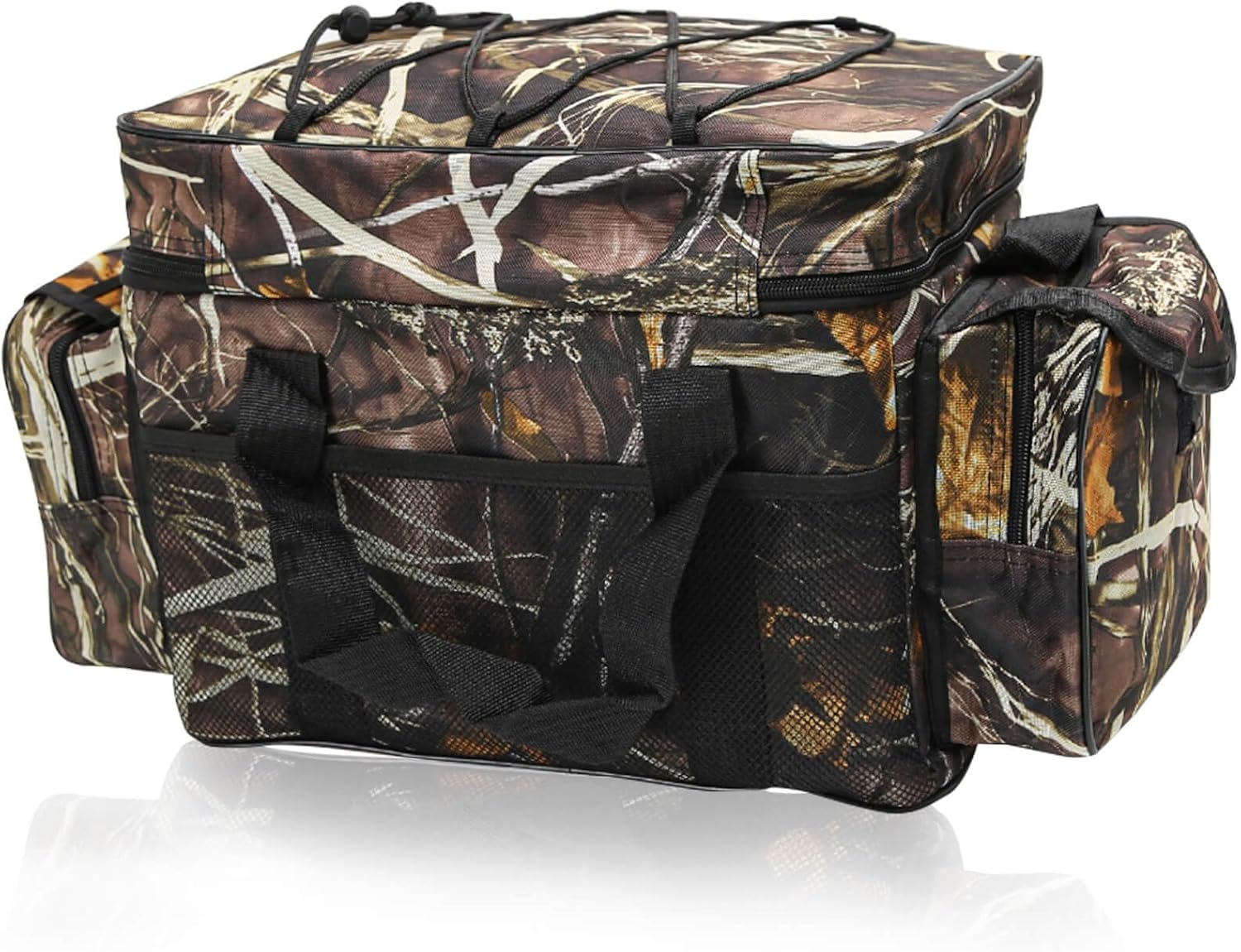 Fishing Tackle Bag for Saltwater or Freshwater, Water-Resistant 3600 Tackle Box Bag, Fishing Bags for men 19.68 * 11.81 * 9.84in Camouflage Color - Image 5